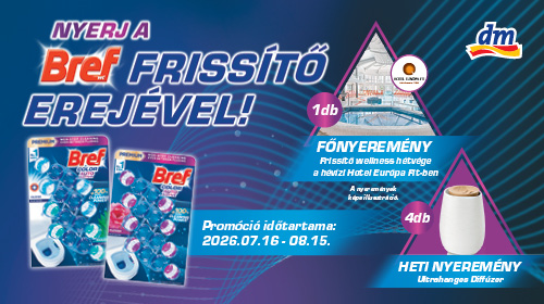 Nyerj a Bref frissítő erejével!