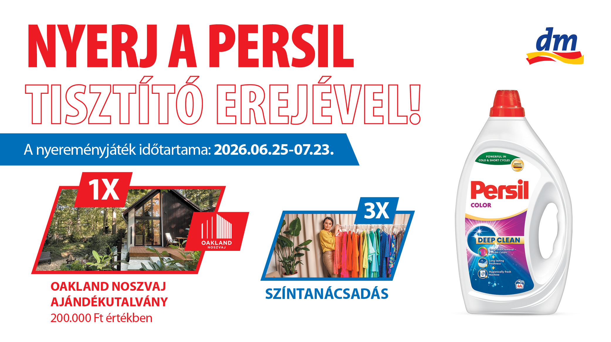 Nyerj a Persil tisztító erejével!