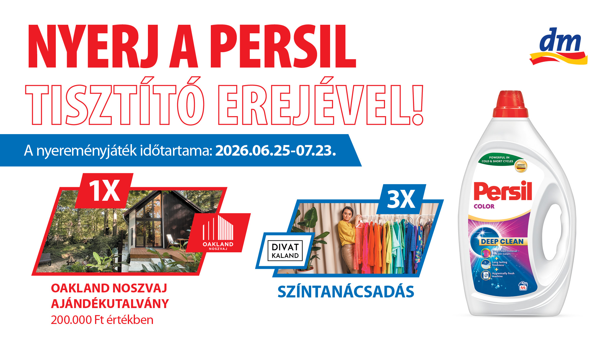 Nyerj a Persil tisztító erejével!