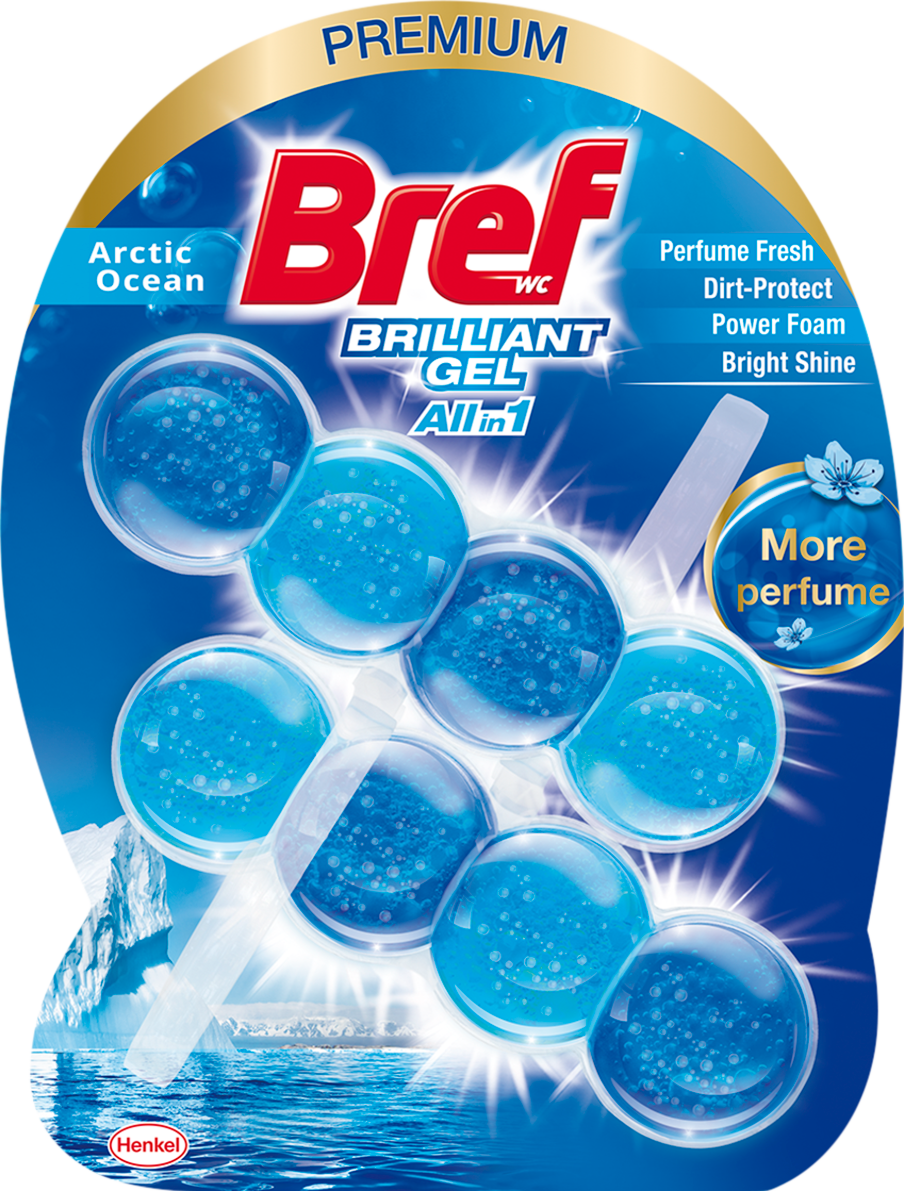 Bref Brilliant Gel Arctic Ocean 2×42g