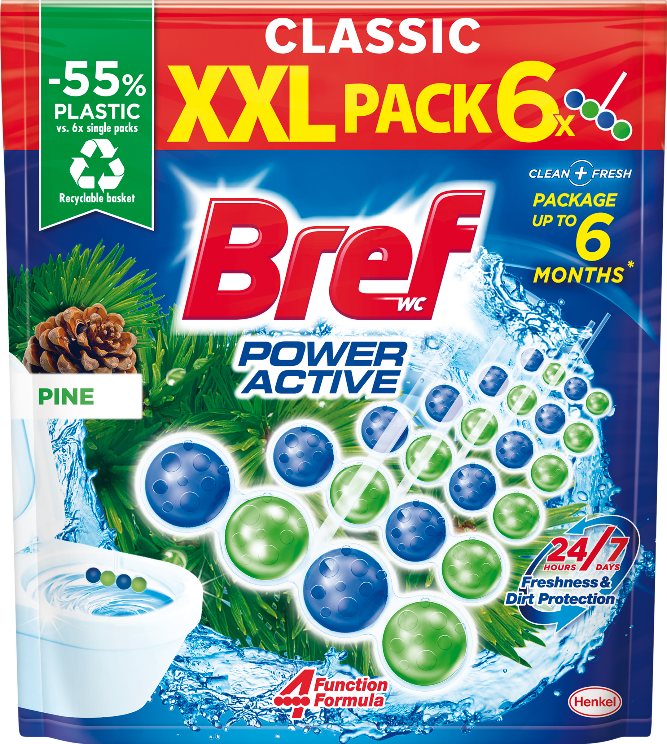 Bref Power Active Pine 6x50g