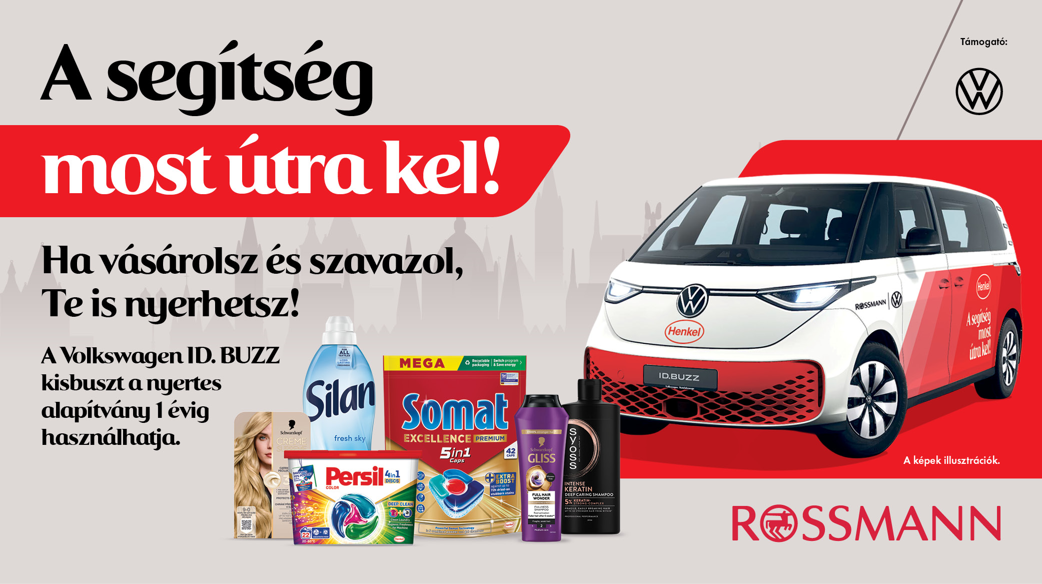 A segítség most útra kel! - Rossmann promóció