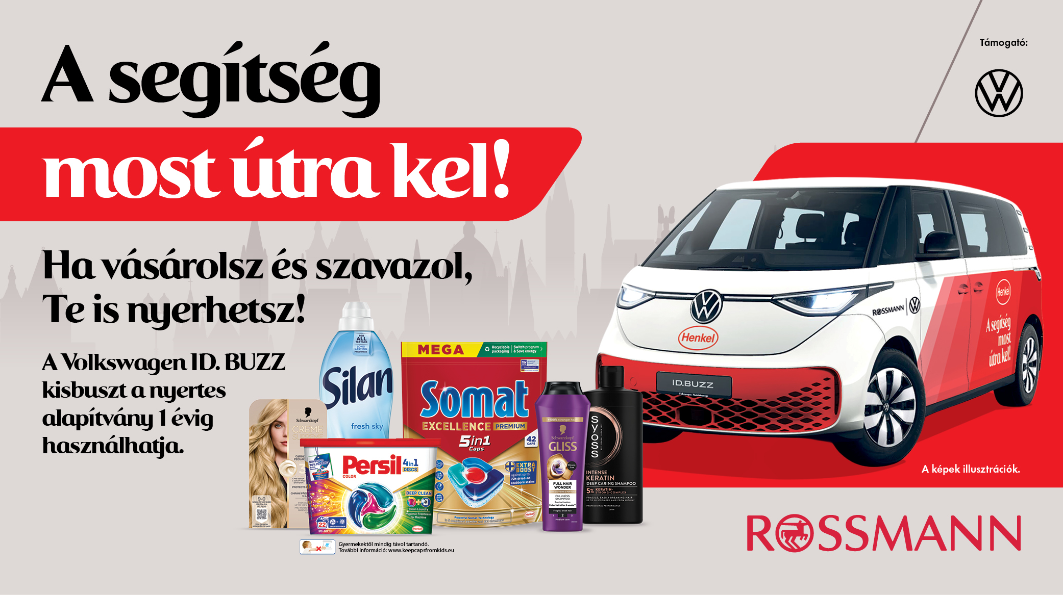 A segítség most útra kel! - Rossmann promóció