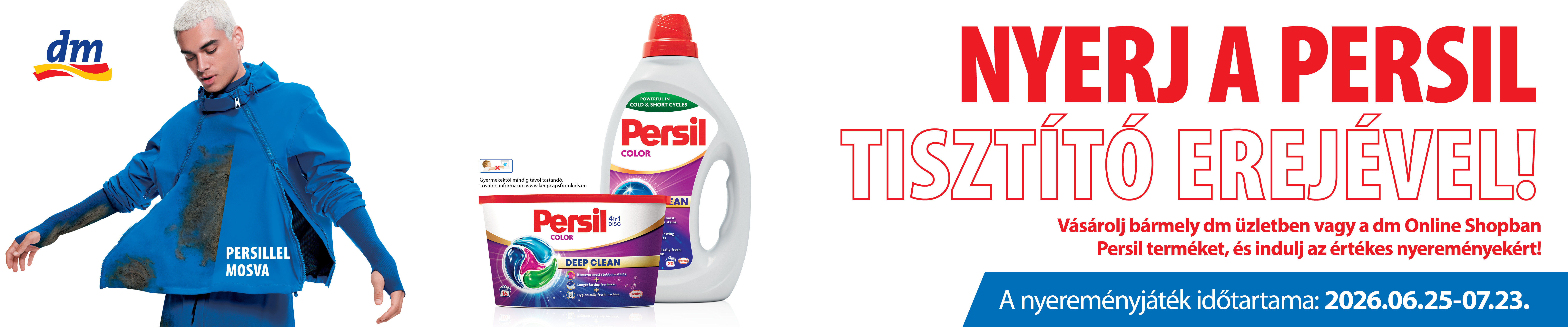 Nyerj a Persil tisztító erejével!