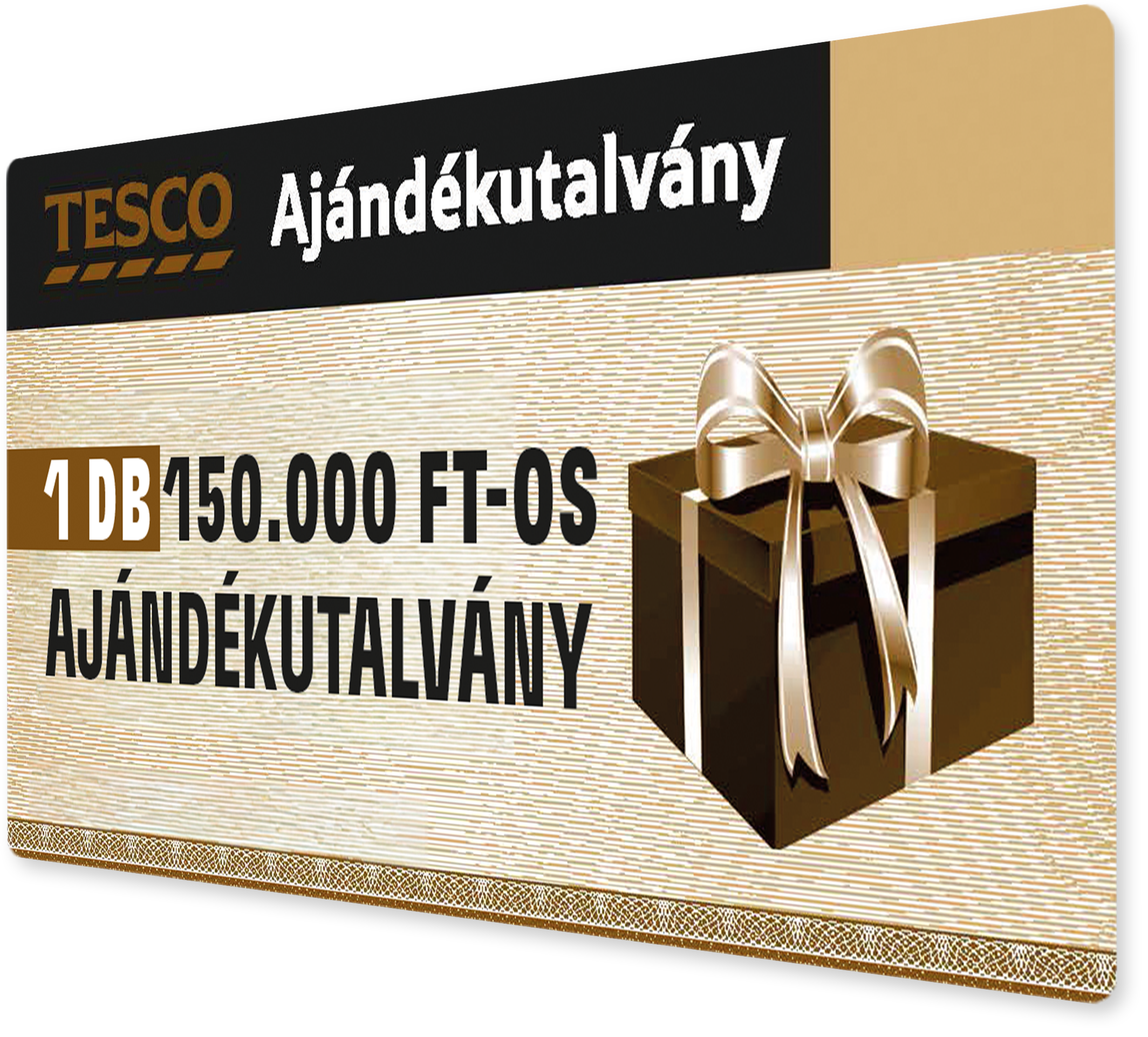 150.000 Ft értékű Tesco ajándékutalvány